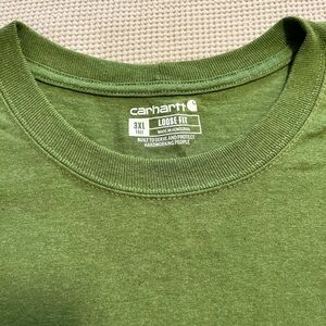 Carhartt Green Men's 4XLT Loose Fit T-Shirt - EUC